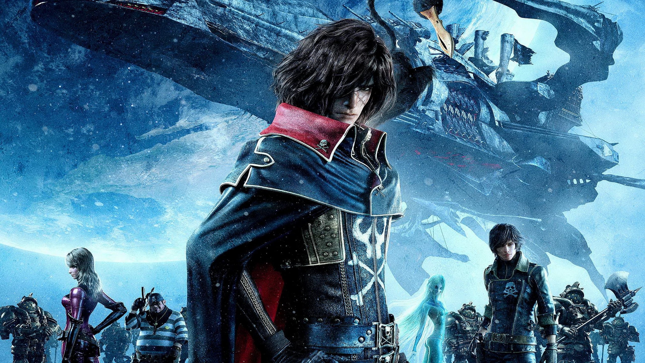 دانلود انیمه Harlock: Space Pirate 2013